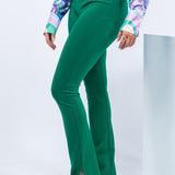 Side Slit Slim Fit Pants