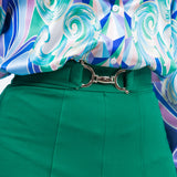 Side Slit Slim Fit Pants