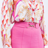 Side Slit Slim Fit Pants