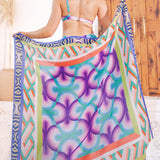 Cutout One Shoulder Bikini 3 Piece Set