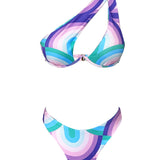 Cutout One Shoulder Bikini 3 Piece Set