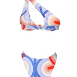 Cutout One Shoulder Bikini 3 Piece Set