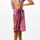 Cutout Halter Bikini Swimsuit 3 Piece Set