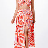 Smocked Halter Top & Skirt Set