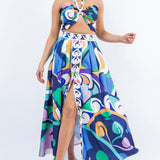 Emily Halter Top & Skirt Set