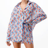 Oversized Shirt And Short Pants Set