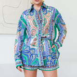 Oversized Shirt And Short Pants Set