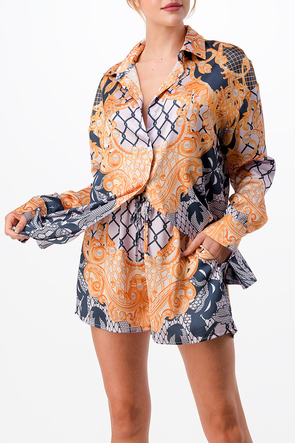 Oversized Shirt & Short Pants